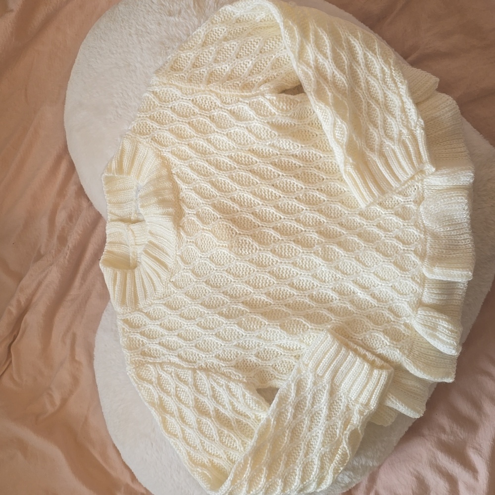 Never worn Janie and Jack knitted sweater